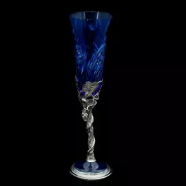 Хрустальные бокалы для вина "Весна" на 2 персоны